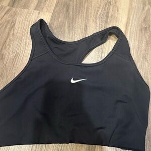 Black Nike no padded sports bra